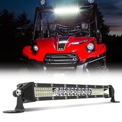 10″ inch 450W LED Work Light Bar Combo Spot Flood for Can-Am Polaris RZR UTV ATV