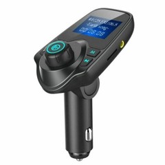 Bluetooth Wireless Car AUX Stereo Audio Receiver FM Radio Adapter USB Charger SD