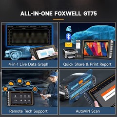 Foxwell GT75TS Full TPMS Bidirectional Scanner OBD2 Full System Diagnostic Tool