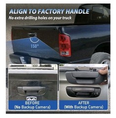 Tailgate Handle Backup Camera for 2002-2008 Dodge RAM 1500 2500 3500 Tailgate…