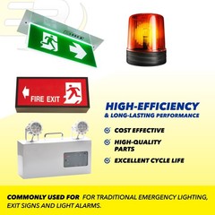 Emergency Lighting Battery Compatible with TETG, T&B, 012745 ANIC1056