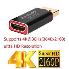 4K*2K 30Hz Display Port DP To HDMI Adapter/Mini DP To HDMI Cable For MacBook Pro