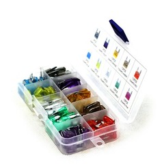 120pcs Mini Blade Fuse Assortment Auto Car Motorcycle SUV Fuses Kit APM ATM UTV