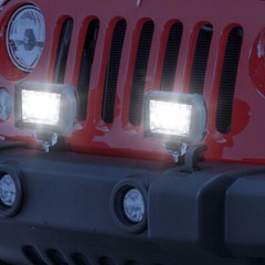 LED Light Bar 2PCS 4 inch 20000LM Work Spot Flood Pods Offroad Driving Fog Lamp