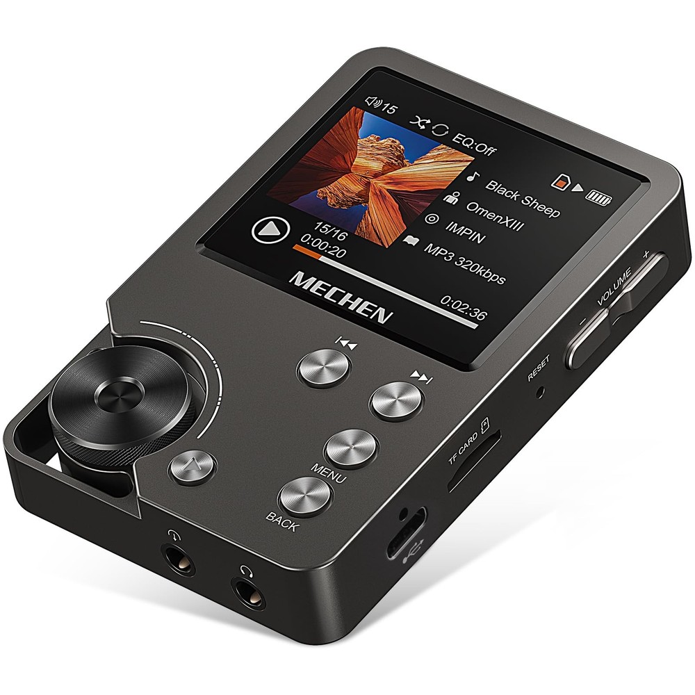 HiFi MP3 Player, Lossless DSD Digital Audio, 64GB Memory Card, Portable Music