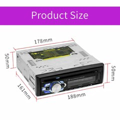 Car Head Unit FM AUX USB Bluetooth with DVD CD Single 1 Din Car Radio MP3 Player
