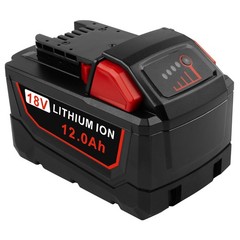 2P For Milwaukee for M18 Lithium Ion 12.0Ah Extended Capacity Battery 48-11-1860