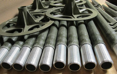 Military Camouflage Net Support Poles System Aluminum Antenna Mast Poles 4′