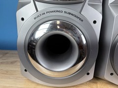 Large Aiwa SX-WZL700 3-way, bi-amped bass reflex speakers TESTED/WORKS GREAT
