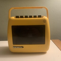Vintage Panasonic RQ-711S Cassette Tape Player and Recorder Yellow For Parts