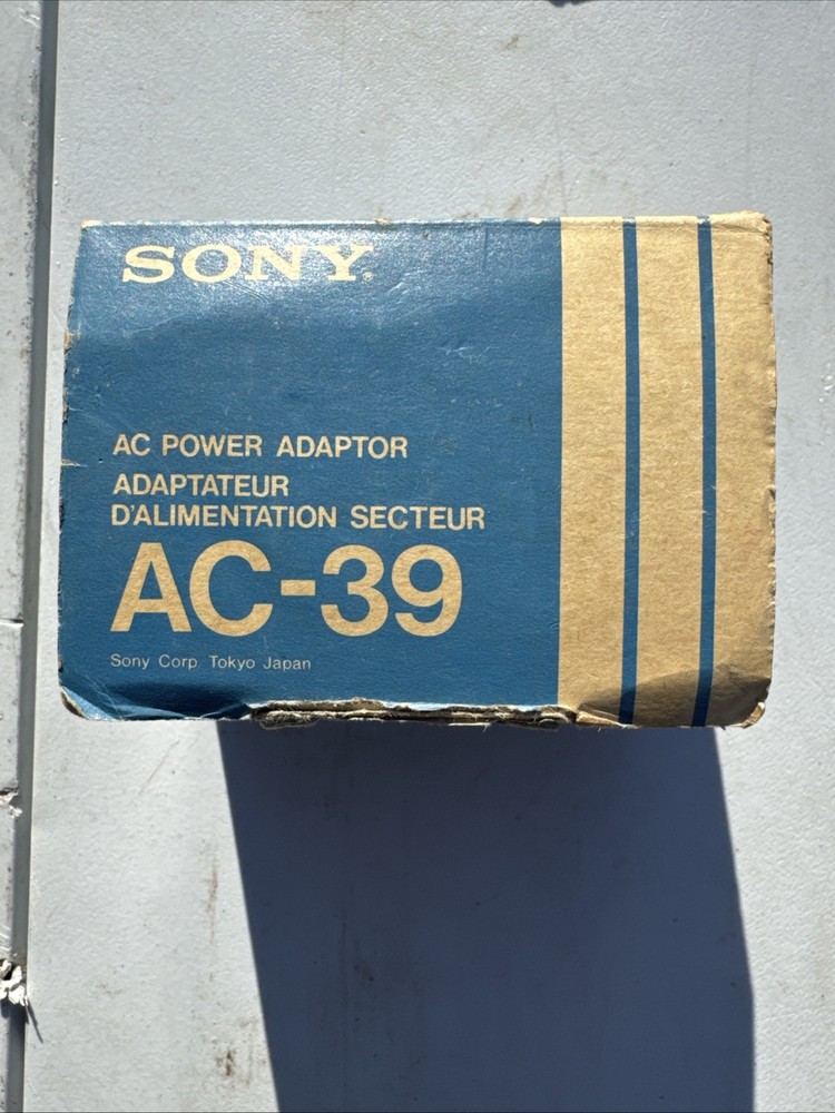 SONY AC-39 AC Power Adapter 3V 120v 5W – Walkman Cassette Player Charger