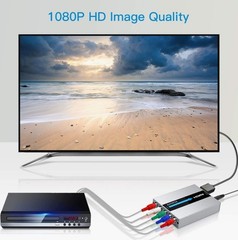 Component to HDMI Converter with Scaler Function, RGB to HDMI, 5RCA YPbPr to …