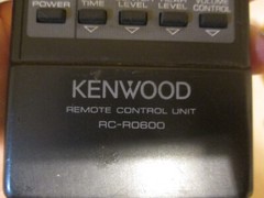 Kenwood RC-RO600 Remote Control Unit