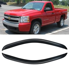 Window Visors Rain Guards for 2007 2007-2013 Silverado/Sierra 1500 Regular Cab