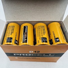 Duracell Procell D Alkaline Batteries 12-Pack (Exp 3/2024) Bulk Carton