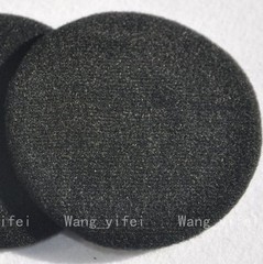 70mm flannel fabric Foam Ear pads Earpad Covers For Earphone 10 pcs