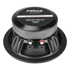 2x PRV 6.5″ Bullet Midrange Speakers + 2x Super Tweeters 1080 Watts Package