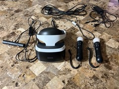 Sony PlayStation PSVR Bundle w/ Camera & 2 Move Motion Controller Untested