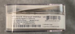 Apple iPod Touch **BOX & HEADPHONES ONLY** for A1421 16GB Blue