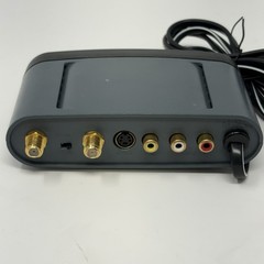 Radio Shack RF Modulator 15-2526 Gray Front And Rear Ports S-video Audio Video