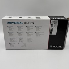 Focal ICU 165 Universal Integration 6-1/2″ 2-Way Coaxial Car Speakers Pair New