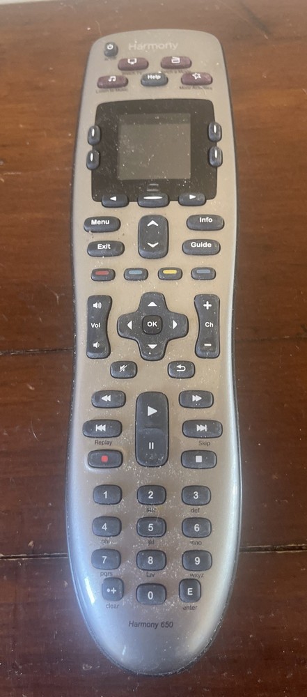 Logitech Harmony 650 Infrared All in One Remote Control, Universal Remote VG