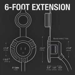 NOCO AC Port Plug With 6 Foot Extension Cord, GCP1E