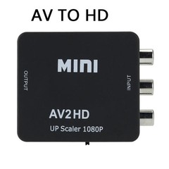 RCA AV to HDMI HD Converter Composite CVBS Audio Video Adapter Wii NES SNES