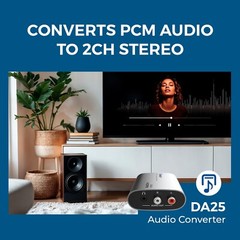 HDMI (EARC/ARC) To Analog Audio Converter Over RCA (DA25)