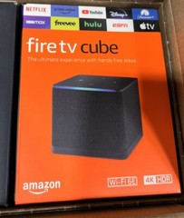 *Amazon Fire TV Cube-3rd Gen-Alexa Wi-Fi 6E 4K Ultra HD- B09BZZ3MM7-New Sealed *