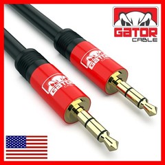 AUX Audio Cable 3.5mm Male to Male For Phone iPhone Samsung Android LG RED 6FT