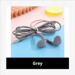 Headphones Wired Earphone White Headphones Earbuds 3.5mm Jack for Android iOS US