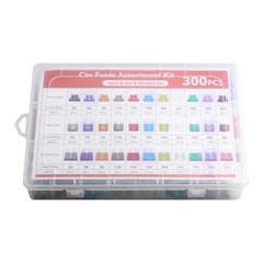300Pcs Car Blade Fuse Assortment Assorted Kit Blade Set Auto Truck Automotive