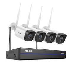 ANNKE 5MP 8CH DVR 3MP Wireless Security Camera System WiFi 2-Way Audio Recording