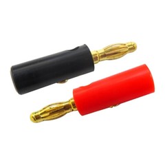 40*4mm Gold Plated Banana Plugs Audio Jack Speaker Wire Cable Screw Connector US