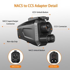 NACS to CCS1 Adapter 500A 1000V Fast Charge Tesla Supercharger EV Charger