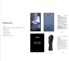 FiiO M21 Android 13 Portable Music Player w/Snapdragon 680, DSD (Dark Blue)