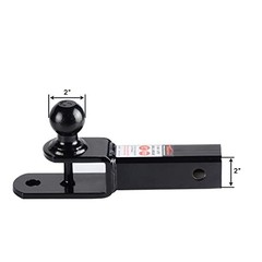 84209 2 inches ATV Receiver Hitch 3 in 1 Ball Mount with 2 inches Ball