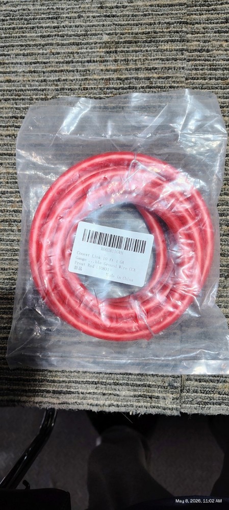 Conext Link 10 ft 4 GA Power/Ground Wire True Spec CCA 1225 Strands