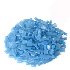 Blue Female Spade Terminals Crimp Connectors 16-14 AWG Insulated 100 PCS