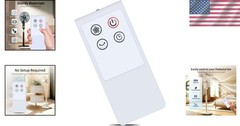 Compact Ergonomic Remote Control for PELONIS 16″ Pedestal Fan – Durable ABS