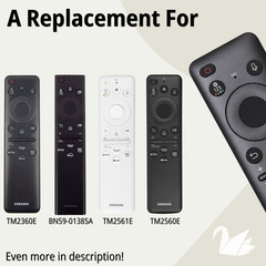 Samsung Smart TV Voice Remote for 2021-2025 Crystal UHD, OLED, QLED, & more