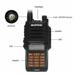 US BAOFENG 18W 8800MAH UV9R PLUS WALKIE TALKIE UHF VHF LONG RANGE WATERPROOF LOT