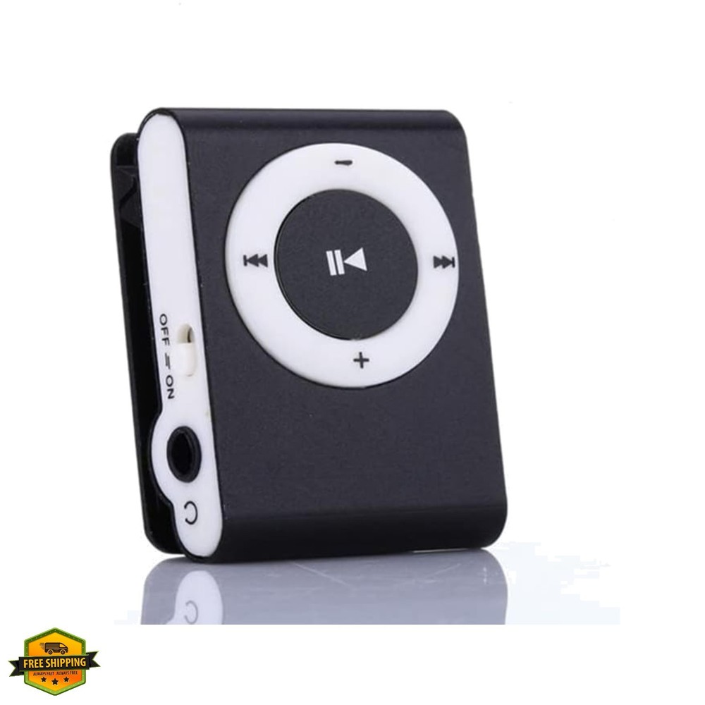 MP3 Portable Music Player Mini MP3 Back Clip Player Durable with Memory Card …