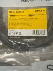 Lot Of 10 StarTech 6ft High Speed HDMI Cables HDMM6 Brand New In The Package