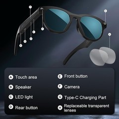 Smart Glasses HD Camera Bluetooth • iOS/Android | Oakley Meta Alternative