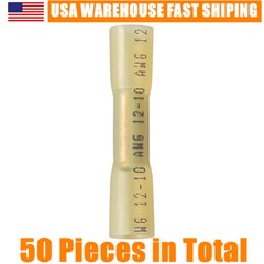 600/200x Heat Shrink But Connector Waterproof Electrical Wire Marine Butt Splice