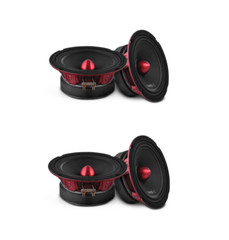4x DS18 PRO-X6.4BM 6.5″ Midrange Speakers 500W Max Loudspeaker With Bullet 4 Ohm