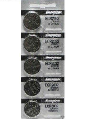 Lot 5 Pcs Fresh Energizer CR2032 3V Lithium Coin Cell Button Battery CR 2032 USA