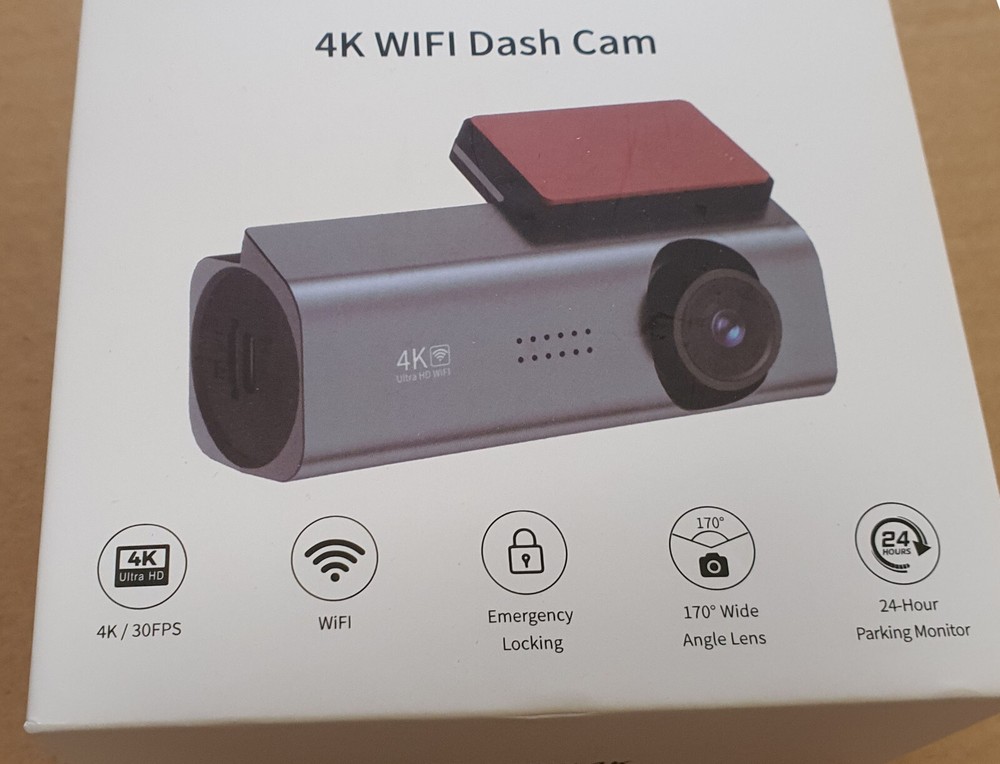 Smart Dash Cam UHD 4K 3840×2160P WIFI Car Video Recorder Camera with 32GB Card